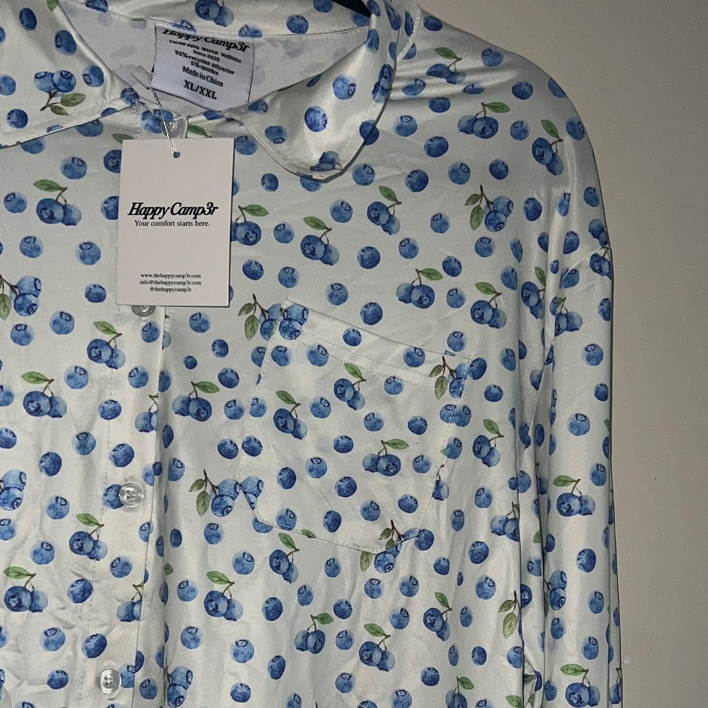 Happy Camp3r blueberry sleepwear size XL/XXL pj set. NWT - Picture 11 of 12